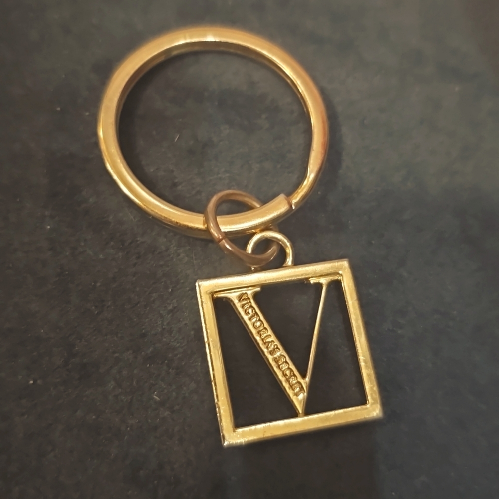 Victoria's Secret Gold Keychain